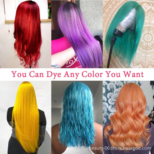 Honey Blonde 613 Human Hair Lace Wigs Brazilian Straight Blonde Lace Frontal Wigs 30 Inch 613 Wig Remy Human Hair
